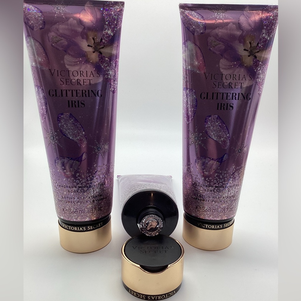 Victoria’s Secret Moisturizing Body Lotion in Glittering Iris - All Brand New - Picture 3 of 9